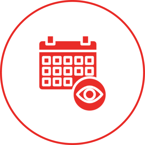 View available sessions directly on the calendar.